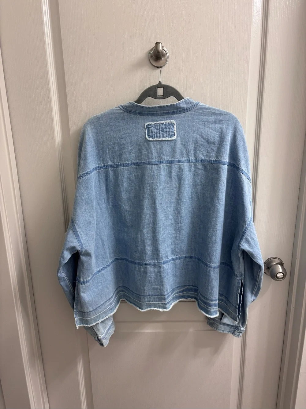 Free People Jude Denim Pullover Color: Vintage Indigo